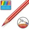 Bic Kids Evolution Stripes Caja de 18 Lapices de Colores surtidos - Fabricados en Resina - Punta Ultraresistente - Mina Pigmenta