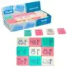 Milan 460 Goma de Borrar Rectangular Flexible - Miga de Pan - Caucho Sintetico - Dibujos Infantiles - Colores Surtidos | Ahorro
