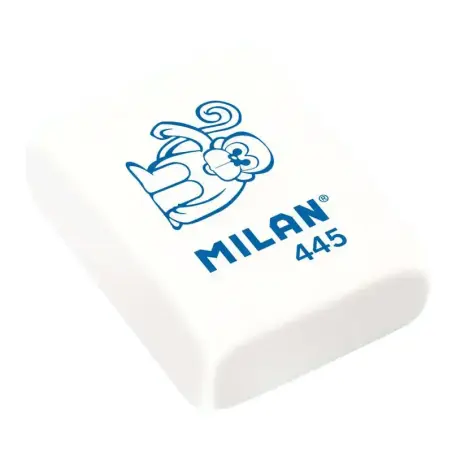 Milan 445 Goma de Borrar Rectangular - Miga de Pan - Caucho Sintetico - Dibujos Infantiles - Colores Surtidos | Ahorro Imprimien