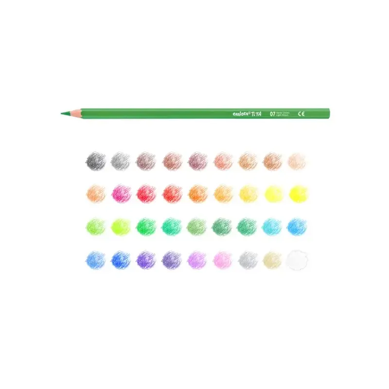 Carioca Tita Pack de 120 Lapices de Resina - Cuerpo Hexagonal - Colores Brillantes y Lavables - Escritura Blanda - Mina Segura y