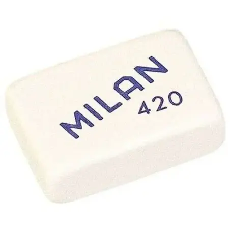 Milan 420 Goma de Borrar Rectangular - Miga de Pan - Suave Caucho Sintetico - Colores Surtidos | Ahorro Imprimiendo