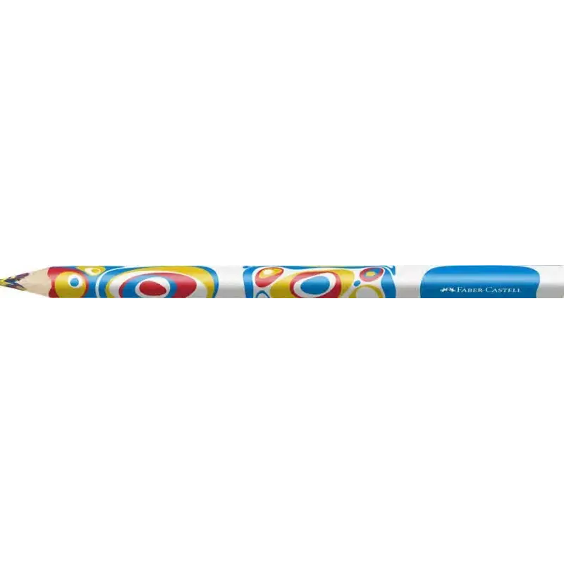Faber-Castell Fantasia Expositor con 84 Lapices con Mina Multicolor - Modelos Standard y Jumbo - Cuerpo Triangular Decorado - Ma