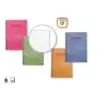 Golden Cuaderno Espiral 12º Natural (85x125mm) 80 Hojas 60gr Cuadricula - Margen Remarcado - Tapa Normal Plastificada - Colores