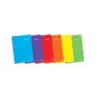 Enri Plus Cuaderno Espiral Formato Cuarto Cuadriculado 4x4mm - 80 Hojas 90gr con Margen - Cubierta de Plastico - Colores Surtido