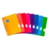 Oxford School Classic Openflex Libreta Grapada A5+ 48 Hojas Cuadricula 4x4 con Margen - Tapa de Plastico Translucido - Ideal par