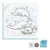 Milan Blue Odyssey Cuaderno para Colorear Microperforado - Tematica Fauna Marina - 20 Ilustraciones Detalladas | Ahorro Imprimie