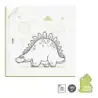 Milan Dino Land Cuaderno para Colorear Microperforado - Tematica Dinosaurios - 20 Ilustraciones Detalladas | Ahorro Imprimiendo