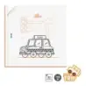 Milan Let's go trip Cuaderno para Colorear Microperforado - Tematica Vehiculos - 20 Ilustraciones Detalladas | Ahorro Imprimiend