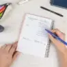 Milan Serie 1918 Cuaderno Espiral Formato A5 Cuadricula 5x5mm - 80 Hojas de 95 gr/m2 - Microperforado, 2 Taladros - Color Azul |