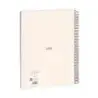Milan Serie 1918 Cuaderno Espiral Formato A4 Cuadricula 5x5mm - 80 Hojas de 95 gr/m2 - Microperforado, 4 Taladros - Color Beige
