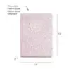 Miquel Rius Back2Fun Cuaderno Encolado con Cubierta de Purpurina Rosa y Patch de Silicona - 96 Hojas Lisas de Papel 100 g/m2 | A