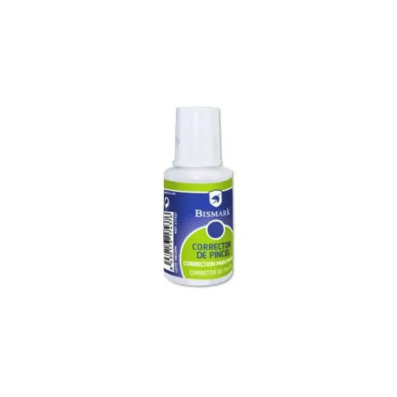 Bismark Liquido Corrector 16ml - Secado Rapido - Aplicador de Pincel - Tamaño Compacto | Ahorro Imprimiendo