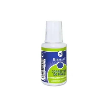 Bismark Liquido Corrector 16ml - Secado Rapido - Aplicador de Pincel - Tamaño Compacto | Ahorro Imprimiendo