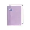 Oxford Europeanbook 1 Touch Pack de 3 Cuadernos Espiral Formato A4+ Cuadriculado 5x5mm - 80 Hojas 90gr - Tapa Extradura Tacto Su