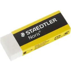 Staedtler Noris 526 N20 Goma de Borrar - Alta Calidad - Minimos Residuos - Color Blanco | Ahorro Imprimiendo