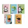 Bismark Animals Libreta Grapada A5 32 Hojas Lisas - Portada con Diseños de Animales - Tacto Soft - 4 Diseños Diferentes | Ahorro