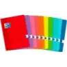 Oxford Libreta Grapada A5+ Cuadricula Seyes - 48 Hojas con Margen - Tapa Blanda - Ideal para Tomar Apuntes - Colores Surtidos |
