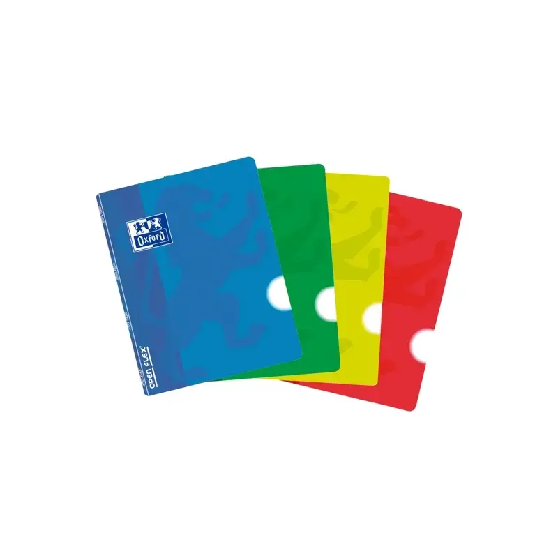 Oxford School Classic Openflex A5 - Tapa de Plastico - Libreta Grapada - Liso - 48 Hojas - Colores Surtidos | Ahorro Imprimiendo