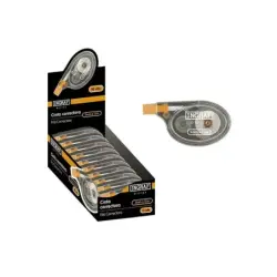 Ingraf Cinta Correctora en Seco de Alta Calidad 5mmx12m - Aplicacion Lateral - Corrige Rapidamente - Escriba al Instante - No Ma