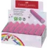 Faber-Castell Unicornio Goma de Borrar sin PVC - Forma Triangular Ergonomica - Sin Residuos - Borrado Limpio y Facil | Ahorro Im
