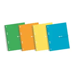 Enri A5+ Europeanbook - Tapa Extradura Resistente - Espiral Duradero - 140 Hojas de Papel de Alta Calidad - Formato 5x5 - Colore