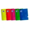 Oxford School Classic Fº Cuaderno Espiral - Tapa de Plastico Resistente - Cuadricula 5x5 con Margen - 80 Hojas - Colores Surtido