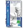 Staedtler Mars Plastic 528 50 Portagomas en Forma de Lapiz - Con Cursor para Deslizar la Goma - Sin Ftalatos ni Latex | Ahorro I