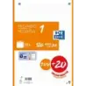 Oxford School Recambio A4 120 Hojas Cuadricula 5x5mm - 4 Taladros - Banda de Color Naranja | Ahorro Imprimiendo