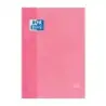 Oxford School Classic Cuaderno de Recambio - Tamaño A4 - Tapa Blanda - Encolado - Cuadricula 5x5 - 80 Hojas - Color Rosa Chicle