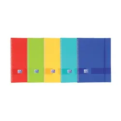 Oxford Live & Go A4 Carpeta de Fundas Espiral - Tapa de Plastico Opaco - 20 Fundas | Ahorro Imprimiendo