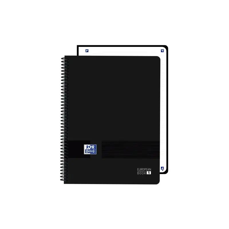 Oxford Live and Go Cuaderno de Espiral - Formato A4+ - 80 Hojas - Cuadricula 5x5mm - Tapa de Plastico - Digitalizacion de Textos