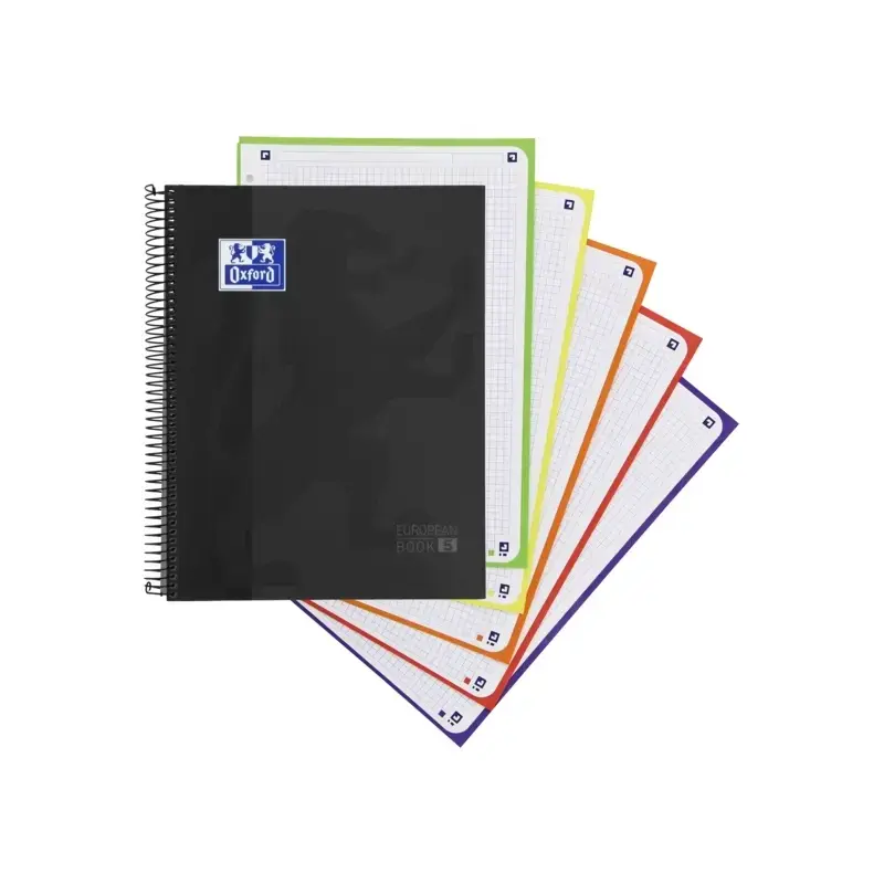 Oxford School Classic A4+ Europeanbook - Tapa Extradura - 50% Hojas Gratis - 5x5 - 120 Hojas | Ahorro Imprimiendo