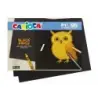 Carioca Black Pack con 20 Hojas A4 de Color Negro - Papel de 150gr - Recomendado para Tizas, Ceras, Rotuladores Brillantes etc..