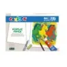 Carioca Acrylic Pack con 10 Hojas A4 para Rotuladores y Pintura Acrilica - Papel de 350gr - No Deja que los Colores Traspasen |