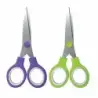 Erichkrause Standard Junior Tijeras de Acero Inoxidable 13cm - Extremos Redondeados - Resistente a la Corrosion - Mangos de Plas