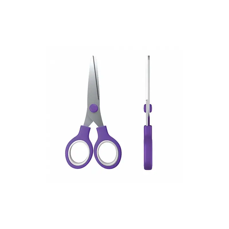 Erichkrause Standard Junior Tijeras de Acero Inoxidable 13cm - Extremos Redondeados - Resistente a la Corrosion - Mangos de Plas