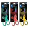 Staedtler Norix 965 Tijeras Escolares 21cm - Hojas de Acero Inoxidable con Apariencia de Titanio - Uso Diestro - Agarre Ergonomi