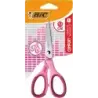 Bic Comfort Tijera Escolar de Acero Inoxidable 13cm - Mango Suave - Uso Diestro - Colores Surtidos Aleatorio | Ahorro Imprimiend