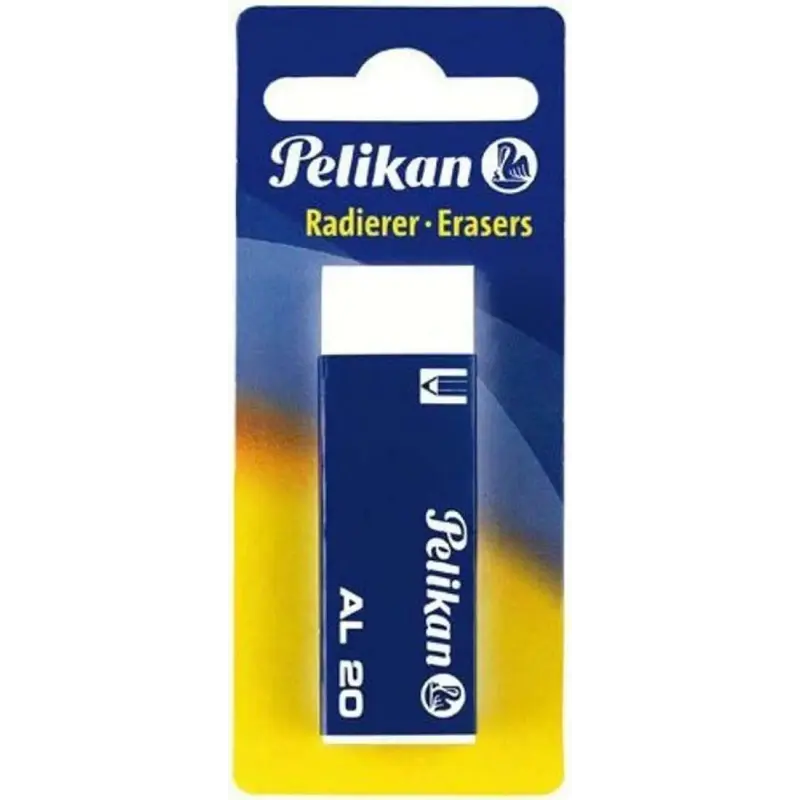 Pelikan Goma de Borrar AL20 para Lapiz - Apta para Todas las Superficies - sin Latex - Libre de Ftalatos | Ahorro Imprimiendo