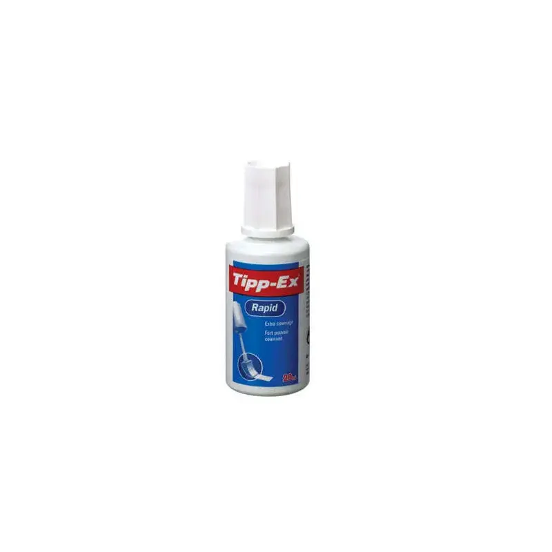 Tipp-Ex Rapid Liquido Corrector 20ml - Formula de Secado Rapido - Aplicador de Espuma | Ahorro Imprimiendo