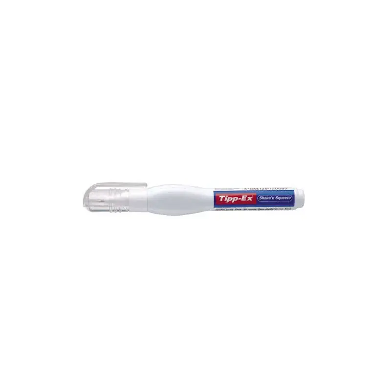 Tipp-Ex Shake'n Squeeze Boligrafo Corrector 8ml - Formula de Secado Rapido - Punta Metalica | Ahorro Imprimiendo