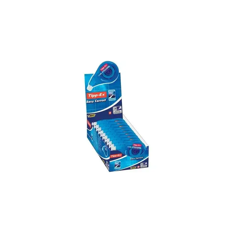 Tipp-Ex Easy Correct Cinta Correctora 4.2mm x 12m - Resistente - Escritura Instantanea | Ahorro Imprimiendo