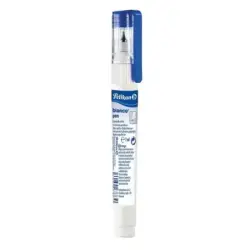 Pelikan Pen Boligrafo Corrector Liquido - Capacidad 7ml - Micropunta de Metal - Secado Rapido - Color Blanco | Ahorro Imprimiend