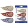 Bismark Be You Pack de 3 Cintas Correctoras 5mmx6m - Perfecta Adherencia al Papel - Presentacion en Blister - Cuerpo de Suaves C