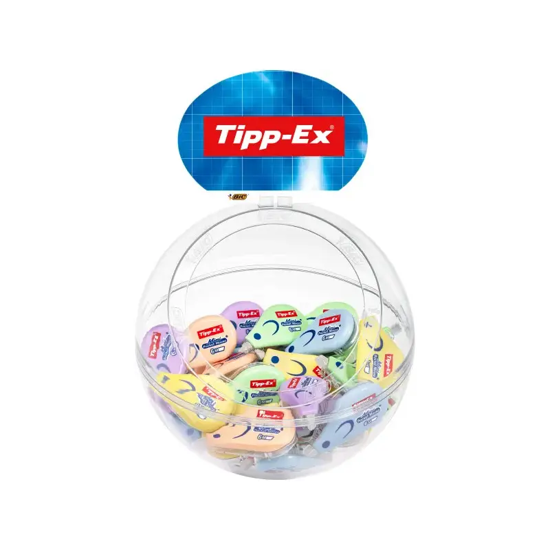 Tipp-Ex Mini Pocket Mouse Pastel Expositor con 40 Cintas Correctoras 5mm x 6m - Resistente - Escritura Instantanea | Ahorro Impr