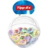 Tipp-Ex Mini Pocket Mouse Pastel Expositor con 40 Cintas Correctoras 5mm x 6m - Resistente - Escritura Instantanea | Ahorro Impr