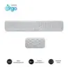 Subblim Pack Ergo Airpadding Reposamuñecas para Teclado y Raton - Espuma Viscoelastica 65D - Tejido AirMesh Transpirable - Base