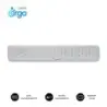 Subblim Ergo Airpadding Reposamuñecas para Teclado - Espuma Viscoelastica 65D - Tejido AirMesh Transpirable - Base Antideslizant