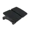 Tooq Reposapies - Ajustable en Altura e Inclinacion - Dos Plataformas Independientes - Color Negro | Ahorro Imprimiendo