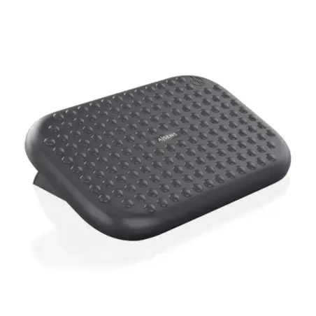 Aisens Reposapies Ergonomico con Inclinacion Ajustable - Base Antideslizante - Peso Max. 20kg - Material HIPS Resistente - Color